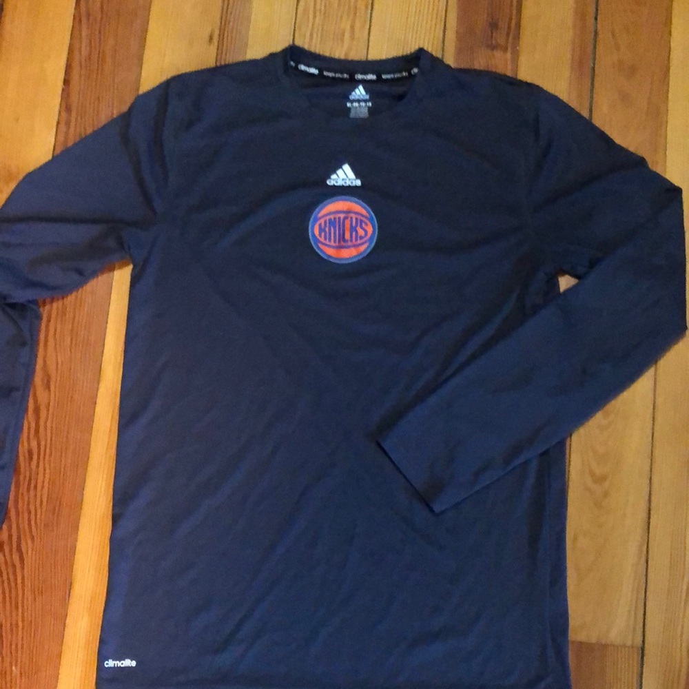 Youth KNICKS adidas long sleeve t-shirt